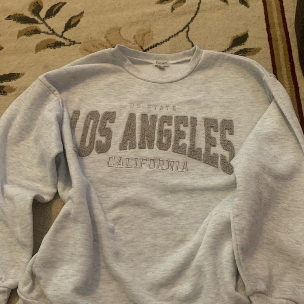 Los Angeles Graphic Men's Sweater - Gray